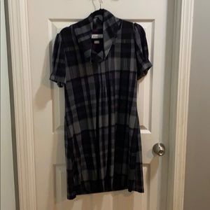 Black/Gray/Plaid dress by Jessica Howard.